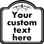 custom garden sign, Custom Indoor/Outdoor Decorative Sign，Aluminum Weatherproof Metal Sign Multiple Sizes, Customize for Office, Business, Workplace, office, Home, Delivery Signs