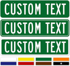Custom Street Sign, Road Sign, Address Sign, 8 Colors, Reflective Option, Mounting Options, 12x48 Inch, Thick Rust-Free AlumaBond, USA Made by My Sign Center, (Classic)…