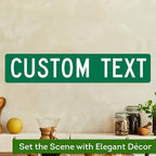 Custom Street Sign, Road & Address Sign, 8 Colors, Reflective Option, Mounting Options, 6x30 Inch, Thick Rust-Free AlumaBond, USA Made by My Sign Center, (Classic)…