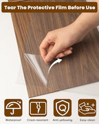 3Pack Acrylic Sign Holders 8.5 x 11 with Walnut Wood Base, Tabletop Clear Commercial Display Stand for Menu, Poster, Flyer, Table Paper Frame for Restaurant/Office/Coffee Shop Store Bar/Wedding/Hotel