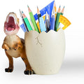 Banllis Dinosaur Pen Holder & Pencil Holder for Desk, Trex Desk Accessories Jurassic Park Office School Supplies, Dino Toothbrush Holder, Idea Gifts for Adults Kids Women Men