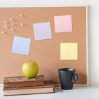 Thenshop 12 Pads Pastel Sticky Notes 3''x3'', Self Stick Notes Pads Pastel Office Supplies, Vintage Aesthetic School Accessories 50 Sheets/pad
