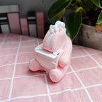 RhyNSky Unicorn_Animal Stamp Roll Holder for Roll Stamps Postage Stamp Dispenser for Home Office, No Stamps, 1.18" Core, C01