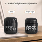 MeesMeek Digital Kitchen Timer,Countdown Countup Timer with Large LED Display Volume Adjustment,Timer for Cooking, Classroom Time for Kids and Teachers. (Black)