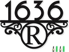 Personalized Address Signs for Houses,House Numbers for Outside Modern,House Number Sign, Address Number for Houses, Metal Address Plaque Sign, Custom Address Plaques for House Numbers