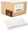 7x10 Shipping Label Sleeves 200 Pack- Strong Adhesive Back for Secure Package Labelling, Protects Documents with Packing Slip Pouches -Packing Sleeves for Mailing and Packaging -WaterProof and Durable