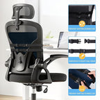 SweetSlubr Lumbar Support Pillow for Office Chair, Car Seats and Home Desks, Ergonomic Back Support with Double Adjustable Straps, Machine Washable Cover, Gray