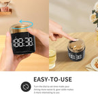 MeesMeek Digital Kitchen Timer,Countdown Countup Timer with Large LED Display Volume Adjustment,Timer for Cooking, Classroom Time for Kids and Teachers. (Gold)