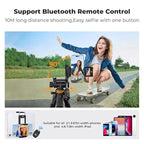 K&F Concept Camera Tripod, 68" Lightweight Portable Travel Outdoor DSLR Tripods for Camera Phone Video Recording Tripod Stand, Cellphone Clip for Smartphone Live Streaming Vlog S254A3+BV01