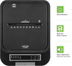 Aurora Commercial Grade 220-Sheet Auto Feed High Security Micro-Cut Paper Shredder/ 60 Minutes/Security Level P-5