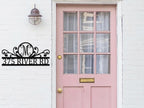 House Numbers for Outside With Custom Initial, Custom Metal House Numbers Sign, Address Numbers for House, Address Plaque for House, Outdoor Numbers for House Address, Personalized Metal Address Sign