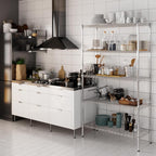 Regal Altair 18" Deep x 42" Wide x 74" Height Wire Shelving Kit | 5-Tier | NSF Commercial Storage Rack Unit