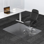 Office Chair Mat for Carpets - 35” x 55” Clear Carpet Chair Mats for Low Pile Carpeted Floors Home Office, Studded Floor Mat for Office Chair on Carpet