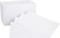 Amazon Basics Ruled Lined Index Note Cards, 500 Count, 5 Pack of 100, White, 5 in x 8 in