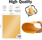 100 Sheets Gold Shimmer Cardstock 8.5 x 11 Metallic Paper, Goefun 80lb Card Stock Pearlescent Paper for Invitations, Birthday, Anniversaries, Card Making