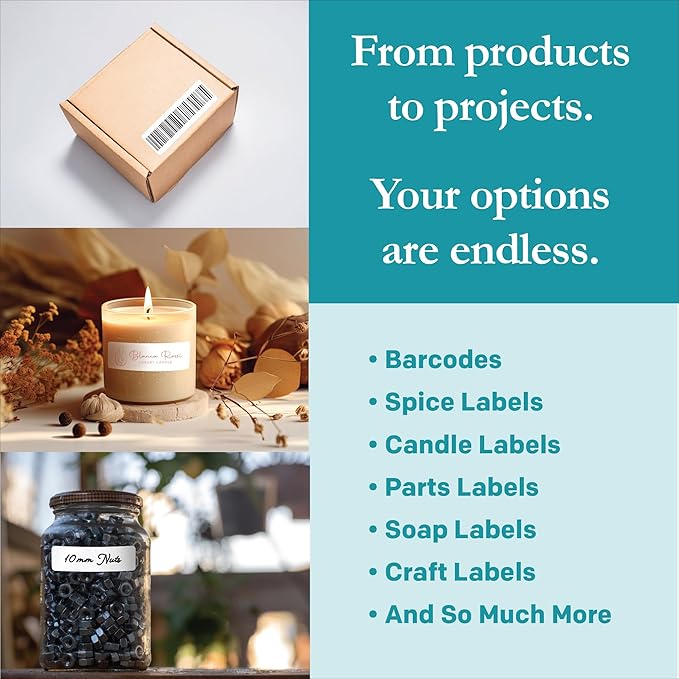 Premium Label Supply White Sticker Mailing Labels – 4" x 1.33" – Laser/Inkjet Compatible – (14 per Sheet), 1000 Sheets – 14000 Total Adhesive Labels