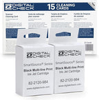 Triplenet Pricing Ink Cartridge Bundle with 2 Black Multi-Line Print 82-2120-984 and 15 Scanner Cleaning Cards and Sheets, Ideal Bundle for Businesses Needing Reliable C6GQRY55T9