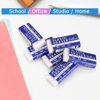 Tamaki 12 Pack Erasers, Large White Eraser for School Office, Art Erasers for Drawing
