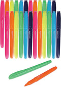 Amazon Basics Highlighters, Fluorescent Ink, Chisel Tip, School Supplies, 24 Pack, Multicolor