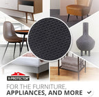 X-PROTECTOR Non Slip Furniture Pads - 8 pcs Premium Furniture Grippers 2"! Self-Adhesive Rubber Feet Furniture Feet - Ideal Non Skid Furniture Pad Floor Protectors - Keep Furniture in Place!