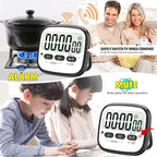 AyayaBoss 2-Pack Magnetic Kitchen Timers for Cooking, Digital Stop Watch Countdown Timer for Kids, Teachers, Classroom, Office, Exercise - Battery Included