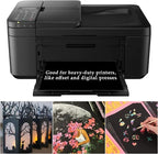 QTLCOHD 200 Sheets Black Cardstock, 8.5 x 11 Inch, 92 lb Construction Paper Bulk, Heavyweight Cover Printer Card Stock for Scrapbooking, Arts & Crafts, Invitations, DIY Cards