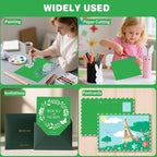 Cardstock 8.5 X 11, 40 Sheets,Christmas Green Card Stock, 75lb/ 180gsm,Dark Green Copy and Printer Paper For Art, Drawing, Invitations, DIY Cards, Craft, Construction, School & Office Supplies