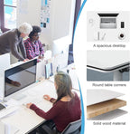 Conference Table,55.1''Folding Conference Room Table for 4-12 People,Mobile Flip Top MeetingTraining Table with Different Coulor and Styles for Offices, Classrooms,Meeting Room (4, 47.2''C)