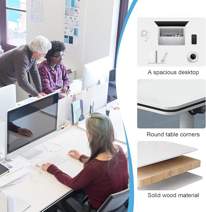 JEHUJD Conference Table,55.1''Folding Conference Room Table for 4-12 People,Mobile Flip Top MeetingTraining Table with Different Coulor and Styles for Offices, Classrooms,Meeting Room (4, A)