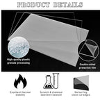 Roowest 1 Pcs 24 x 36 Inch, 1/2 Inch Thick Clear Acrylic Sheets Transparent Plastic Panels Sheets Cut to Size Cast Acrylic Board Panel with Protective Film for Craft DIY Project Sign Frame