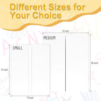 AKONEGE 3Pcs Small Trifold Poster Board, 21 x 14 inches White Tri Fold Poster Boards Corrugated Presentation Board Science Fair Display Boards for School Fun Projects, Exhibitions and Business