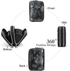 GOIACII Small Genuine Leather Wallet for Women, RFID Blocking Credit Card Holder Wallet