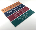 Office Desk Name Plate or Wall/Door Sign - 2x8 or 2x10 - Laser Engraved Sign - CUSTOMIZE. Holder available. Available in 21 colors and 17 fonts. Great gift idea - 10 Tags