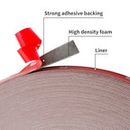 ToLanbbt Double Sided Tape Heavy Duty Waterproof Mounting Adhesive Tape Foam Tape for LED Strip Lights Home Decoration Office Decorations (108Ft x 0.59" x 0.03")
