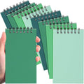 Tenceur 8 Pcs Pocket Notebook Bulk Small 3x5 Inch Spiral Notepads Mini Top Bound Notebook with Lined 120 Pages Ruled Memo Pads for Office College Nurse Essentials Back to School Gift