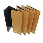Flipside Products 36” x 48” Project Boards for Presentations, Science Fair, School Projects, Event Displays and Trifold Picture Board, Proudly Made in USA - Black - 4 Pack