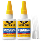 Super Glue Clear 60 Gram Liquid, All Purpose Superglue Instant Cyanoacrylate Adhesive for Plastic Ceramic Wood Leather Rubber Metal Glass Pla Shoe Sole Repair, Heavy Duty CA Oily Glue Strong Bonding