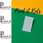 Printit Colors Multipurpose Paper, 20 lbs., 8.5" x 11", Blue, 500 Sheets/Ream – Premium Colored Copy Paper for Printing, School, and Office Use