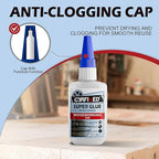 CYAFIXED Professional Grade Cyanoacrylate Super Glue, Super Thin Viscosity CA Glue for Woodworking, 4 oz. Value Pack - Instant Adhesive for Woodturning, Pen Turning, Finish & Hobby