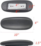 Universal Office Chair Arm Rest Replacement Pads -Ergonomic Arm Pads with 4" Mounting Hole Distance, Soft PU Surface & Durable Steel Inserts – Fits Most Office & Gaming Chairs (Set of 2)