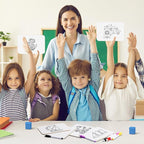 Affrolling 24 Sets Small Whiteboard Dry Erase Boards 5" x7'' Mini Double Sided Dry Erase Lap Boards with Markers Erasers Pen Holders Personal Whiteboards for Students Classroom Teacher
