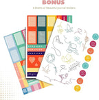 Bullet Dotted Journal – 140gsm Bleed Proof Thick White Paper – 200 Numbered Dot Grid Pages – 5.8 x 8.3 inch Dotted Notebook by Vivid Scribbles
