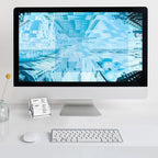 Clear Acrylic Business Card Holder,2 Tier Premium Acrylic Clear Business Card Holder Stand for Desk Fits 100 Business Cards