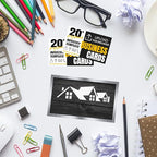 Custom Business Cards Double-Sided Realtor Business Cards Customize with Your Image Logo 3.5"x 2" 300GSM Matte Paper for Small Business