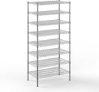 Regal Altair 21" Deep x 36" Wide x 74" Height Wire Shelving Kit | 8-Tier | NSF Commercial Storage Rack Unit