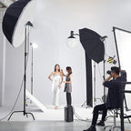 2 Packs C-Stand Kit,Heavy Duty Steel Photography Light Stand Kit,Adjustable 5-10.8 feet Sturdy Turtle Base for Studio Softbox, Monolights, Reflector, Umbrella（Black）