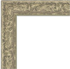 Amanti Art Silver Framed Magnetic Board 19x31 Small Vision Board for use with Magnets, 100% Metal Sheet to Display Items as Office Decor or for Home Organization in mudroom, Kitchen or Kids Room
