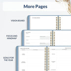 SUNEE 2026 Planner 8.5" x 11" – Dated Productivity Planner for Time Management - Daily,Weekly & Monthly Planner to Achieve Goals - Planner 2026 dated from January 2026 – December 2026,Grey Blue