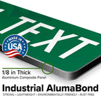 Custom Street Sign, Road and Address Sign, 8 Colors, Reflective Option, Mounting 4x18 Inch, Thick Rust-Free AlumaBond, USA Made by My Sign Center, (Classic)