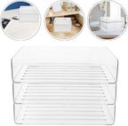 LIGHTAOTAO Stackable Desk Organizer Tray Paper Holder for Office File Storage and Document Sorting Practical Desktop Letter Tray for School and Home Use